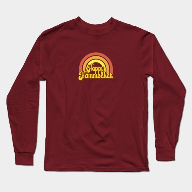 Happy Hammocker Long Sleeve T-Shirt by Jitterfly